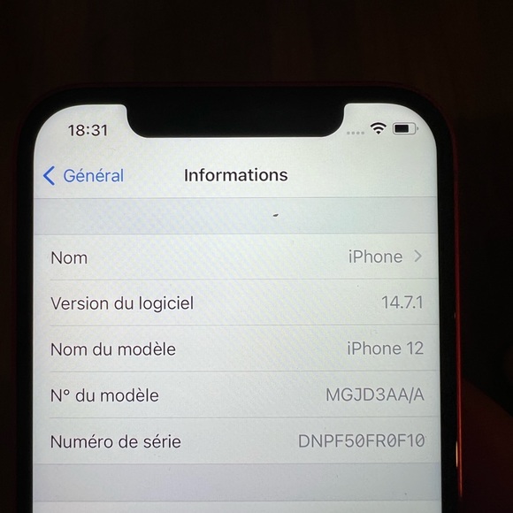 Iphone 12 red (products) 128G data - Picture 3 of 4